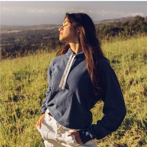 Jung Maven Sun Kissed Cropped hoodie Hemp/cotton USA made